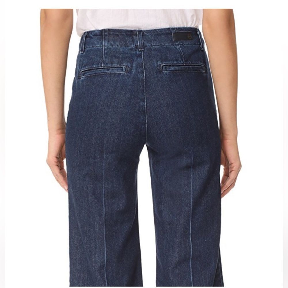 AG Adriano Goldschmied Anthropologie the Juliette wode leg crop trouser 29R thumbnail 2