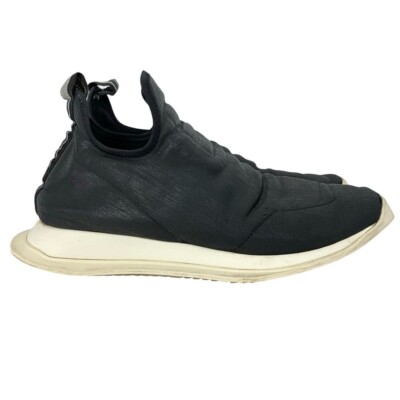 Rick Owens DRKSHDW Slip On Sneakers Shoes Mens Size Black Hexagram  Runners