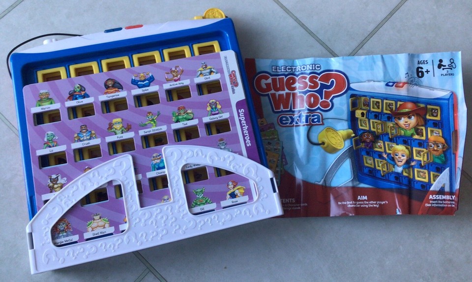 Electronic Guess Who Extra Hasbro Gaming, Hardly Used In Full Working