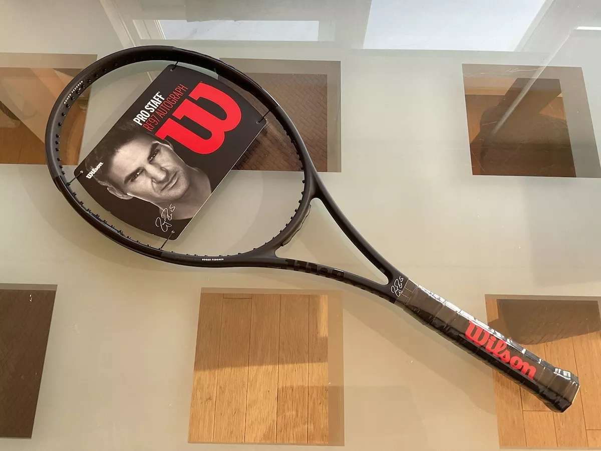 New Roger Federer Wilson Pro Staff RF97 V11 Tennis Racquet! 4 3/8 Grip Size!