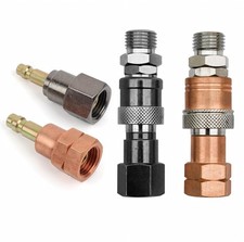 Upgraded Oxy Acetylene Torch Quick Connect Fittings | Machine Side Plug kits ...