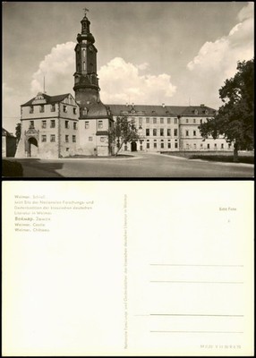 Ansichtskarte Weimar Stadtschloss zur DDR-Zeit 1970