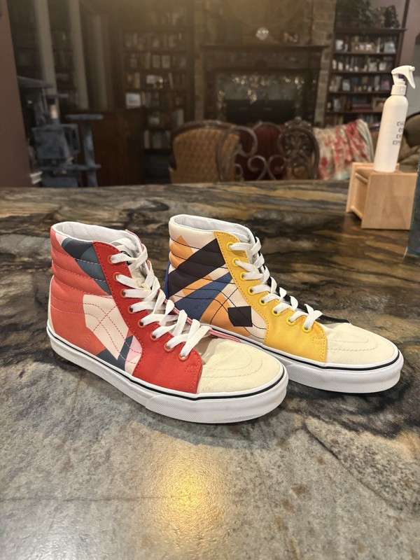 Vans x MOMA Lyubov Popova Sk8-hi sneakers, size 8.5 men’s/10 women’s