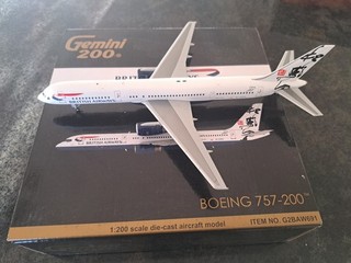 British Airways Boeing B757 200 Gemini 1:200 "Hong Kong"