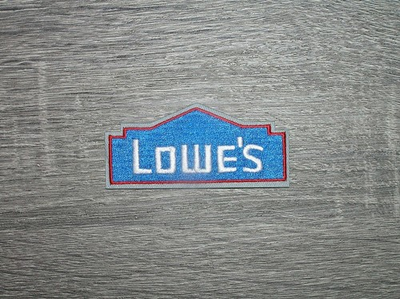 #ad #ad Lowe#x27;s Home Improvement Retail Chain Embroidered Iron On Patch 3quot; x 1.5quot; $5.49