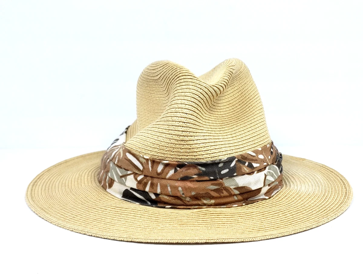 Tommy Bahama Woven Straw Fedora in Light Tan Tommy Bahama Men main image 3