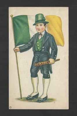 1920's D58 Weber Bakery Bread Trade XL Card - Nation Series - Ireland