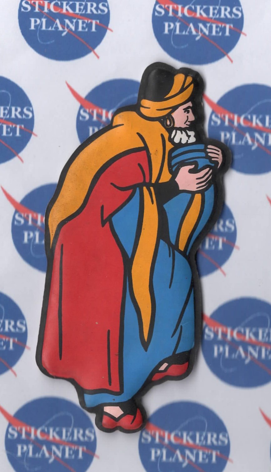 FIGURINA MIO LOCATELLI PLASTECO SERIE NATALE BALDASSARRE N.10