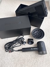 CLOUD NINE Airshot Pro Hair Dryer black -New & boxed RRP £299 cloud 9 Hairdryer