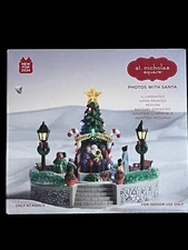 St. Nicholas Square Animated Photos With Santa Christmas Village Lighted New