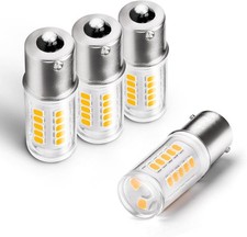 LED Bulb BA15S 1156 1141 1003 Warm White 2700k 2 Pcs for Car