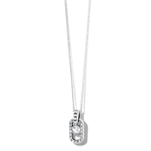 NWTag Brighton ILLUMINA LIGHTS ALLURE Petite Silver Necklace MSRP $68