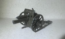 Vintage Crescent 1249 18 Pounder Field Gun Military Diecast Spring Action Works