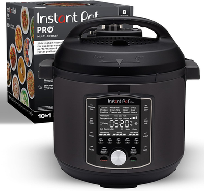 #ad Pro 8 QT 10 In 1 Pressure Cooker Slow Cooker Rice Grain Cooker Steamer Sau $287.86