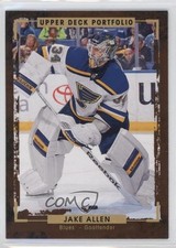 2015-16 Upper Deck Portfolio Jake Allen #28 0a4