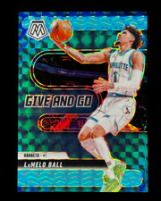 Lamelo Ball 2024-25 Mosaic Blue Fluorescent Give And Go /30 Hornets COLOR MATCH