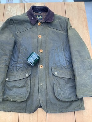Barbour CULLEN  Wachsjacke Grün XXL Slim Fit plus 200ml Wachs Neu