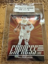2024-25 Panini Donruss Optic Express Lane  Jalen Brunson #21 MBS 10 Gem Knicks