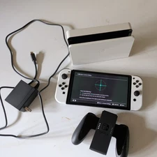 Nintendo Switch OLED Model HEG-001 Handheld Console - 64GB - White
