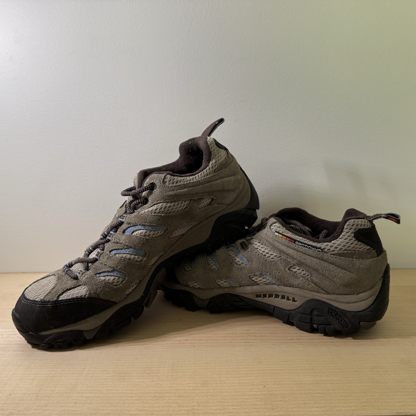 Scarpe da trekking Merrell Moab donna 10 polverose oliva impermeabili scamosciate J88796