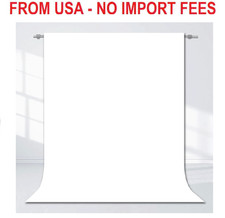 White Backdrop for Photoshoot Pure Photo Background 5x7 ft Clean Matte Photo B
