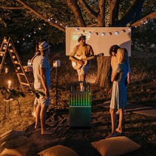 LEADZM12in Wireless Portable Bluetooth Karaoke Machine Speaker with TWS