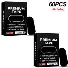 60 Strips Gentle Mouth Tape for Night Use Soft Hypoallergenic Lip Support
