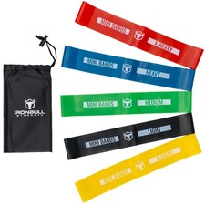 Resistance Bands for Working Out Set of 5 Elastic Colored