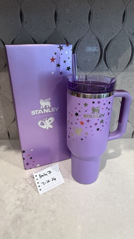 Olivia Rodrigo x Stanley Quencher H2.0 FlowState Tumbler 40oz Purple Star