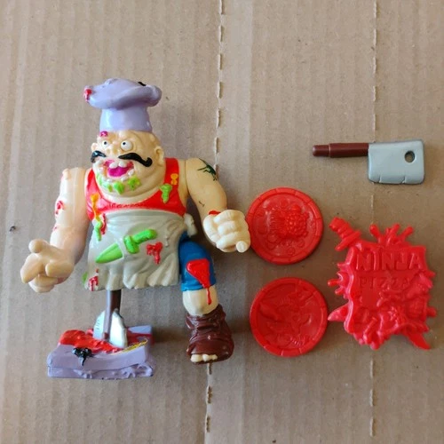 Teenage Mutant Ninja Turtles PIZZAFACE Complete Vintage 1990 Playmates TMNT