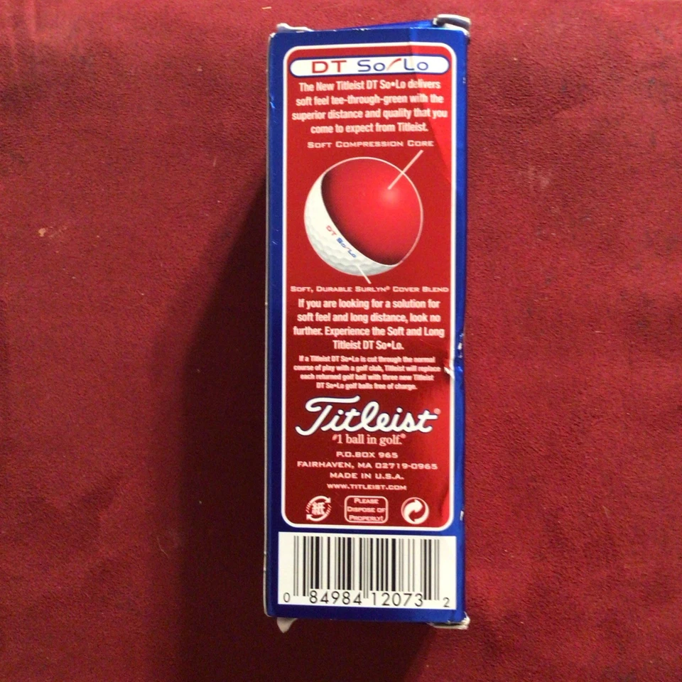 Titleist DT SOLO Soft Feel 全新 3 球套。  — 第 3/3 张图片