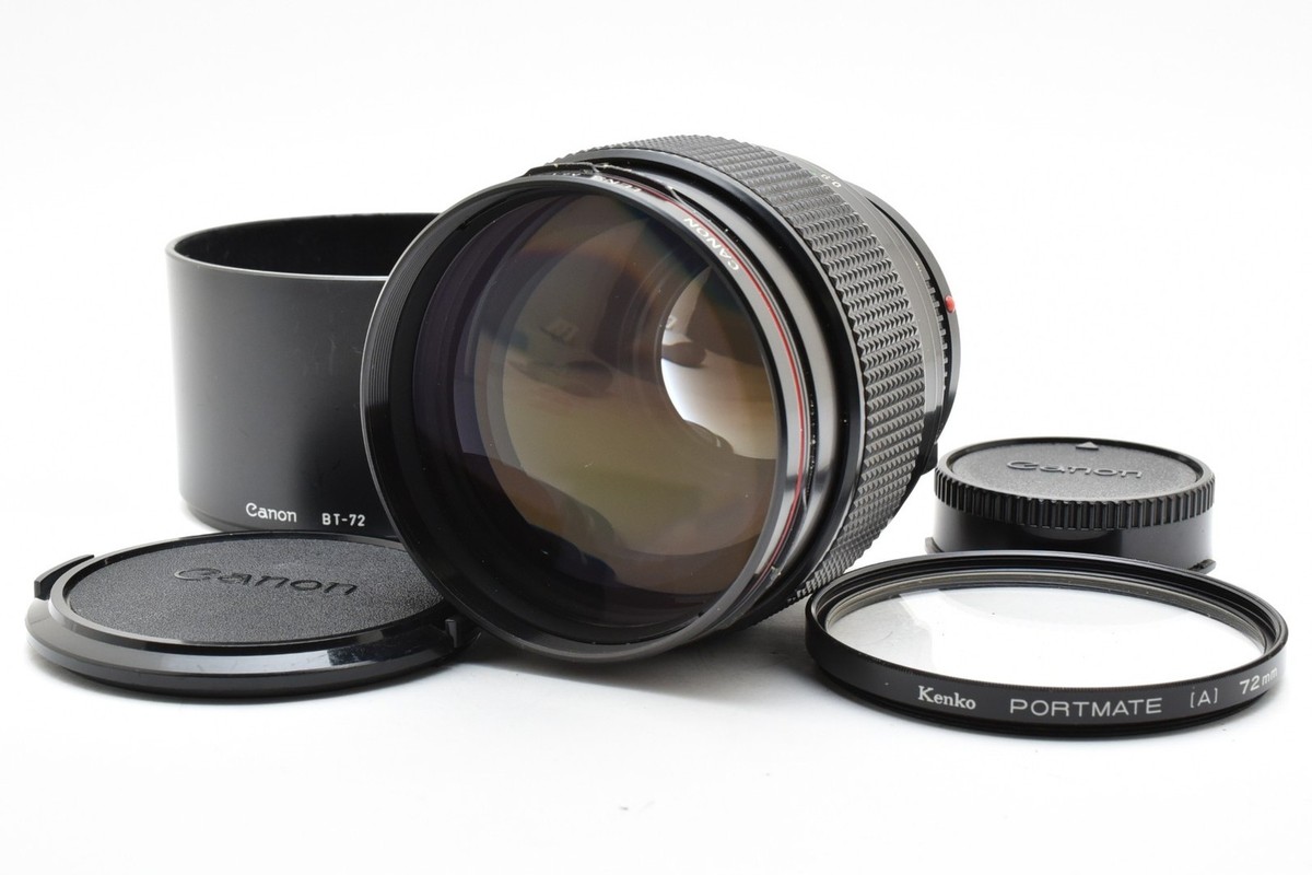 N MINT+ ] Canon New FD NFD 85mm f/1.2 L Portrait Prime MF Lens
