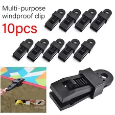 Adjustable Heavy Duty Lock Grip for Tarp & Shade Cloth Plastic Clips US