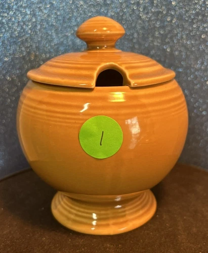 Classic Fiesta Ware Butterscotch Honey Pot w/Lid (2020-2024) Great Shape