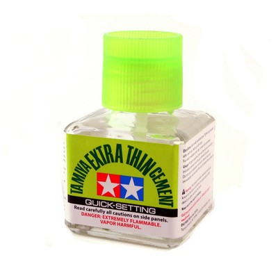 Tamiya 87182 Extra Thin Quick Setting Cement for Styrene/Acrylic 40ml*
