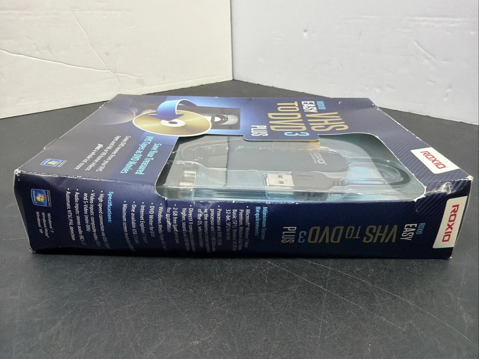 NEW Sealed Roxio Easy VHS to DVD 3 Plus Converter Transfer VHS Hi8 Video8 to DVD - Image 4 of 4