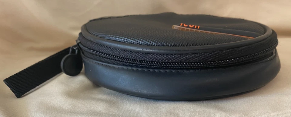 Cartera Icon HDR032I-ORG 32 CD Cremallera Redonda Lado Suave Naranja Negra Foto 4 de 4