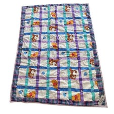 Winnie the Pooh Quilt Blanket Handmade Patchwork Baby Crib Toddler