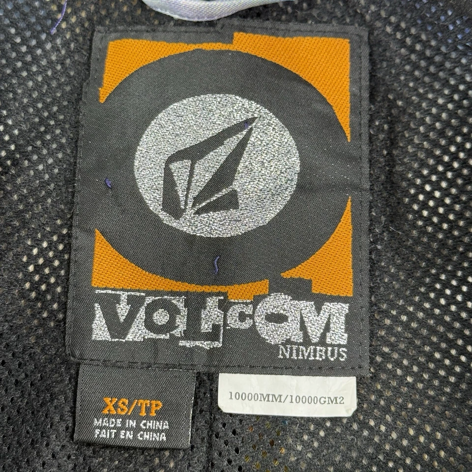 Volcom Womens Nimbus Snow Pants XS Shell Multicolor Padded Knees 10K Rare 30x31 - Image 3 of 4