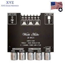 ZK-MT21 2.1Channel 50W 50W 100W Bluetooth Audio Power Amplifier Board Subwoofer