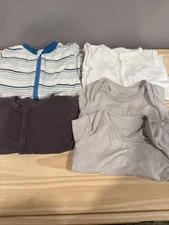 Kickee Pants Kyte Baby Bundle , Bamboo 2 Long Sleeve , 1 Short Romper 2 bodysuit