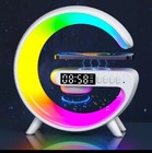 Multifunction Wireless Charger Pad Stand Speaker night Light TF RGB For Iphone