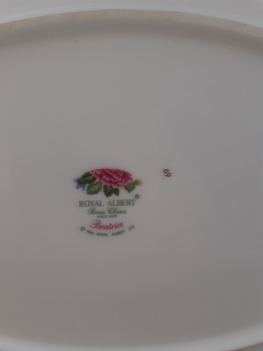 Royal Albert Beatrice Servierschale Knochen China 1. Qualität - Bild 12 von 12