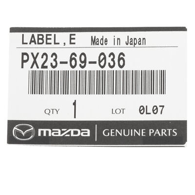 NEW OEM Mazda 2019 CX-9 Vehicle Emission Control Information Label