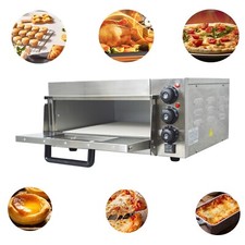 Commercial Electric Single Layer Pizza Oven Countertop Pizza Bread Maker 2KW