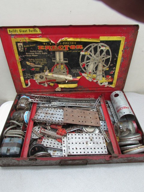vintage erector sets for sale