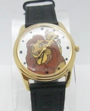 Men Timex Lion King Mufasa Simba Quartz WR Analog 34mm Dial Causal Watch (F225)