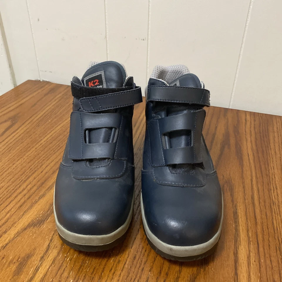 Zapatos de seguridad K2 para hombre azul marino (K2-11LP) botas de trabajo seguras punta de acero 270 mm talla 9 de EE. UU. Foto 4 de 4