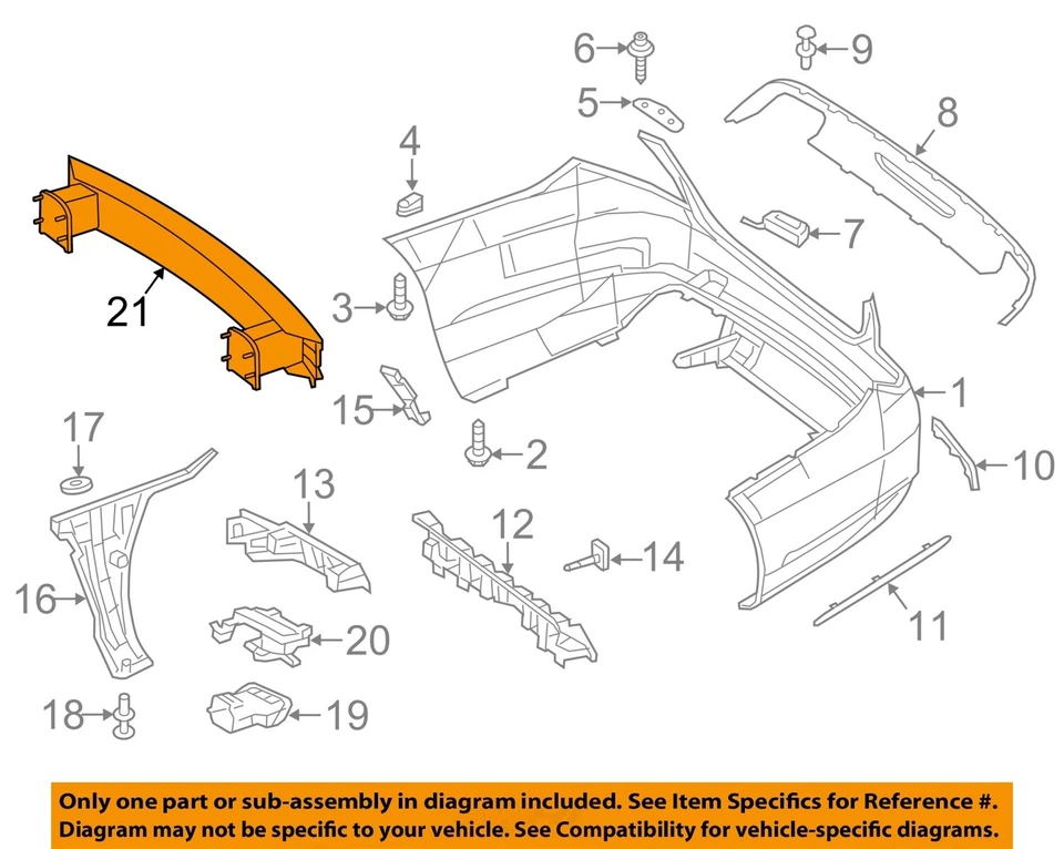 Conjunto de parachoques trasero usado se adapta a: Mercedes-benz Mercedes clase s 222 Typ 2016 Foto 3 de 4
