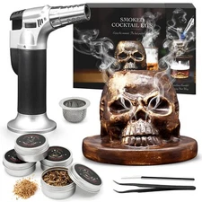 Old Fashioned Smoker Kit, Whiskey Bourbon Cocktail Smoker Kit With ... Fast Ship